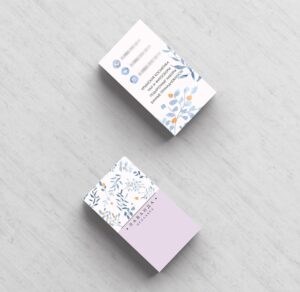 Двухсторонние визитки в tprint