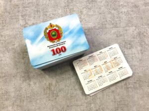 Печать карманных календарей 2021 недорого
