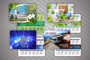 Печать карманных календарей с логотипом