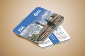 Печать карманных календарей с логотипом в tprint