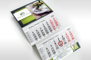 Печать квартальных календарей на заказ