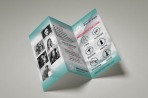 Печать лифлетов 2 фальца в tprint