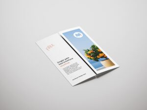 Печать лифлетов 2 фальца в типографии