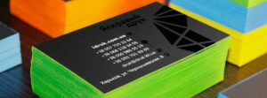 Цветные визитки в tprint