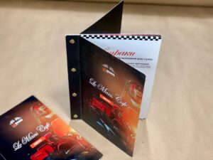 Изготовление меню на болтах на заказ