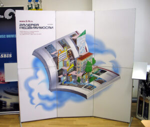 Изготовление Fold Up стендов в типографии