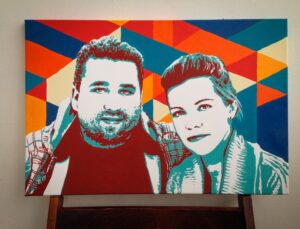 Картины в стиле Pop Art на холсте на заказ