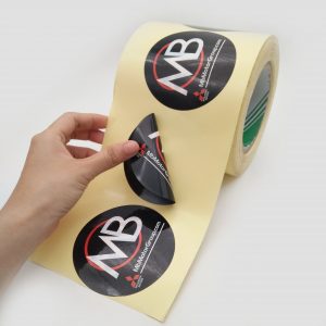 Печать двухсторонних наклеек Печать двухсторонних наклеек