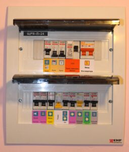 Печать наклеек для электрощита в tprint