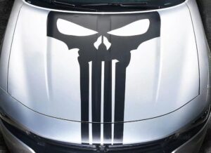 Печать наклеек на капот дешево