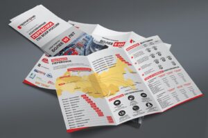Печать цветных буклетов