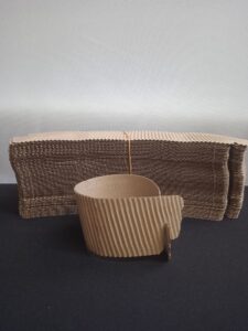 Крафтовые манжеты для стаканов дешево