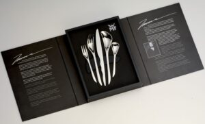 Упаковка для столовых приборов из картона в tprint