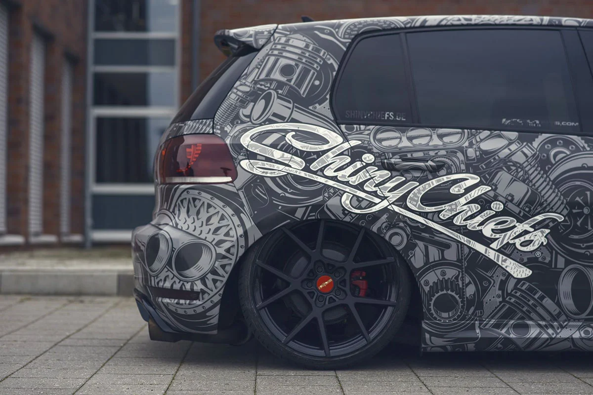 VW golf6 Wrap styling