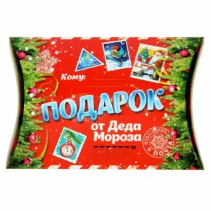 Печать наклеек на подарок от Деда Мороза недорого