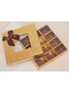 Золотая упаковка для конфет в tprint