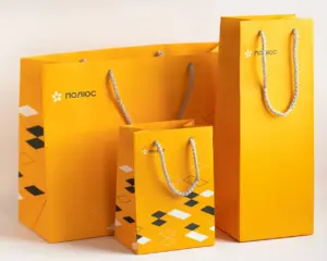 Желтые бумажные пакеты в tprint