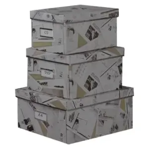 Изготовление картонных коробок с крышками для хранения в tprint