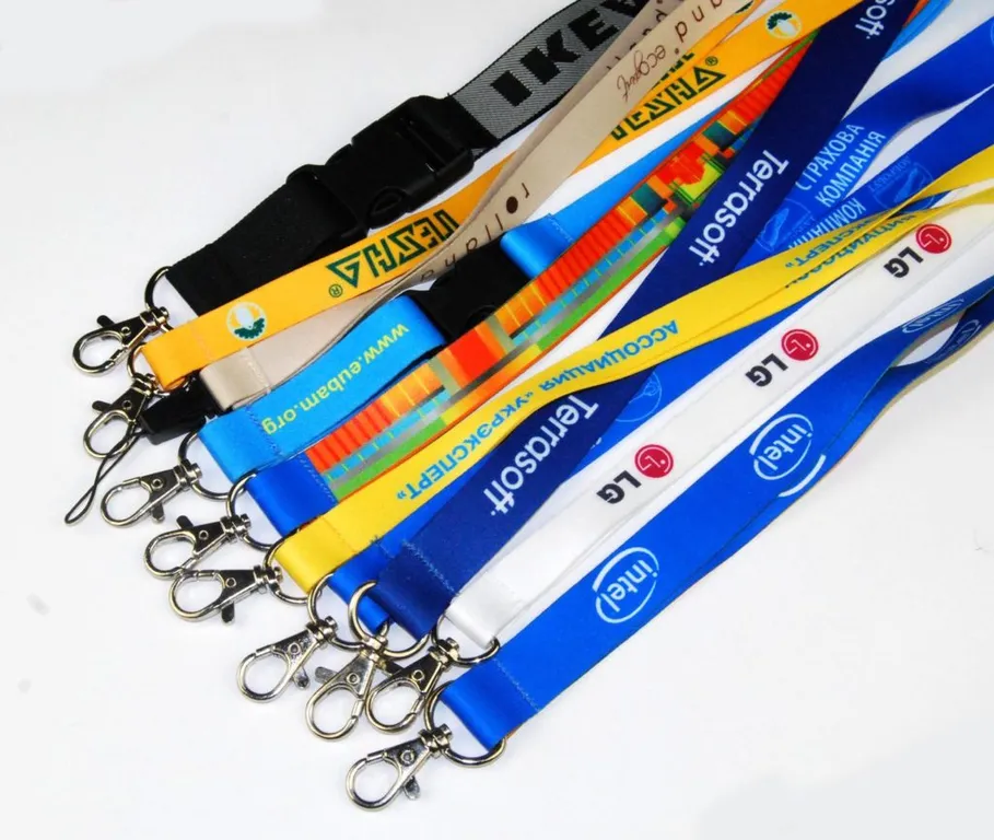 Ленты для бейджей (ланъярды) с логотипом на заказ