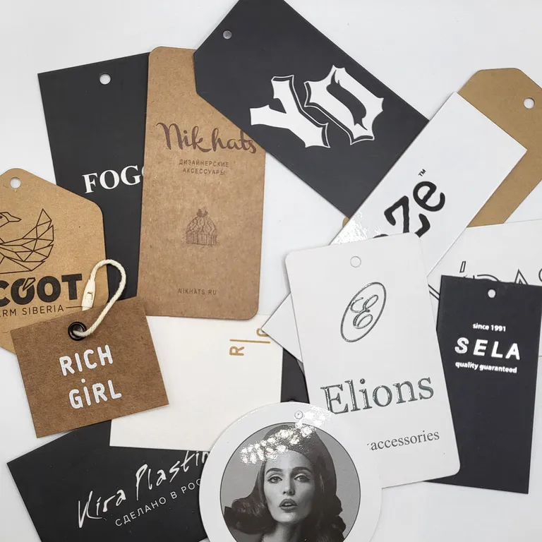 Изготовление бирок и ярлыков на одежду