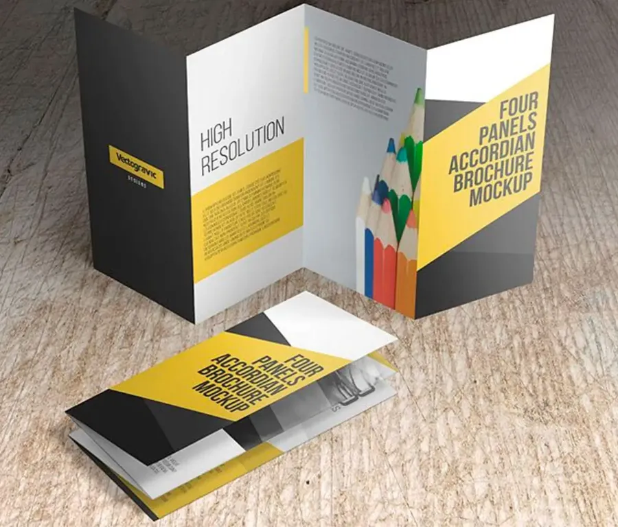 Изготовление буклета-гармошки