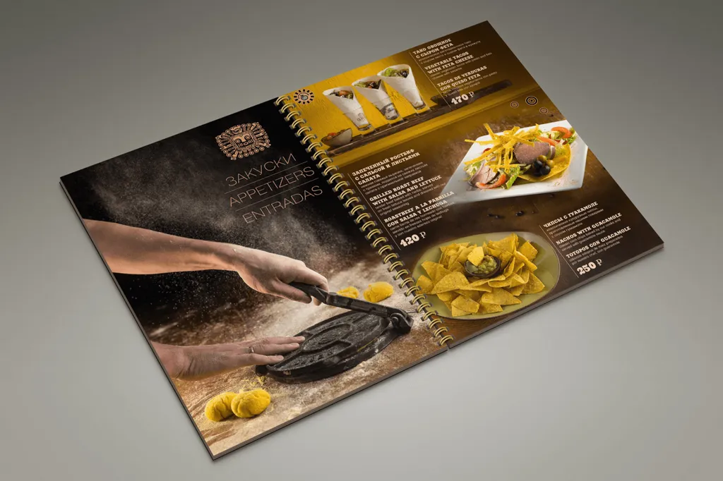 Изготовление меню на заказ недорого в tprint | фото 2 Изготовление меню на заказ недорого в tprint | фото 2