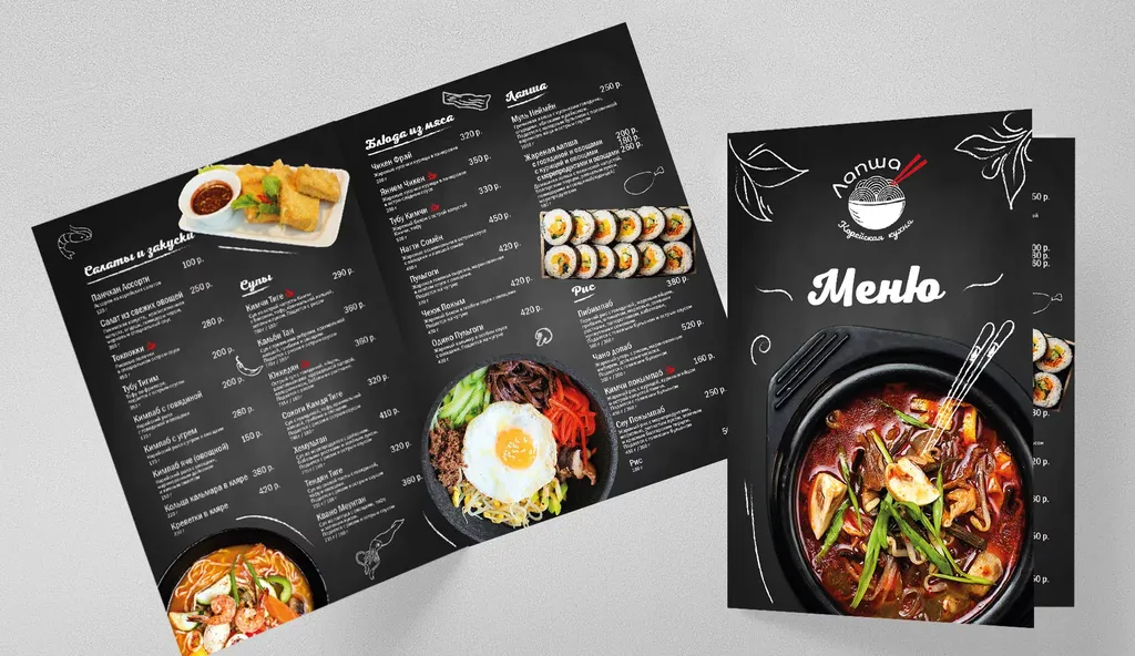 Изготовление меню на заказ недорого в tprint | фото 4 Изготовление меню на заказ недорого в tprint | фото 4