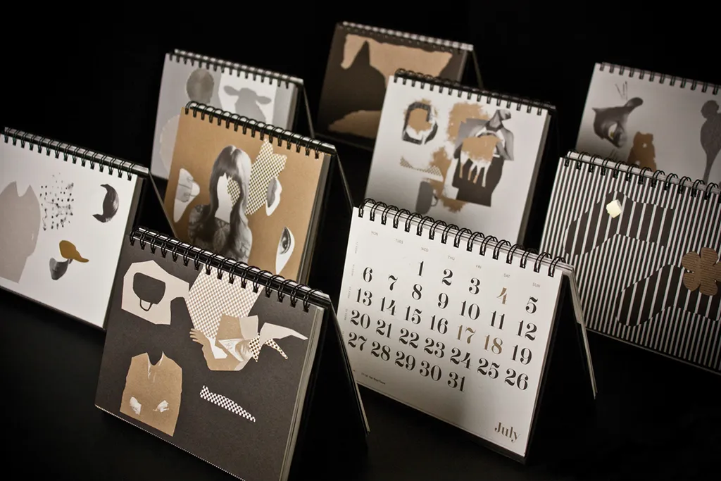 Изготовление настольных календарей