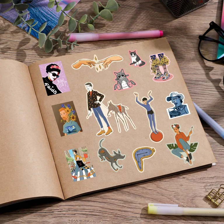 Изготовление стикербуков для наклеек