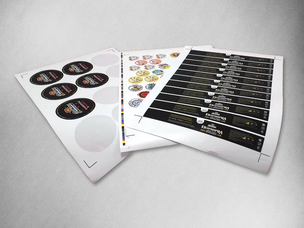 Печать наклеек А3