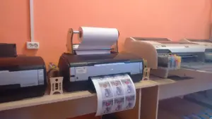 Печать наклеек А3 на заказ