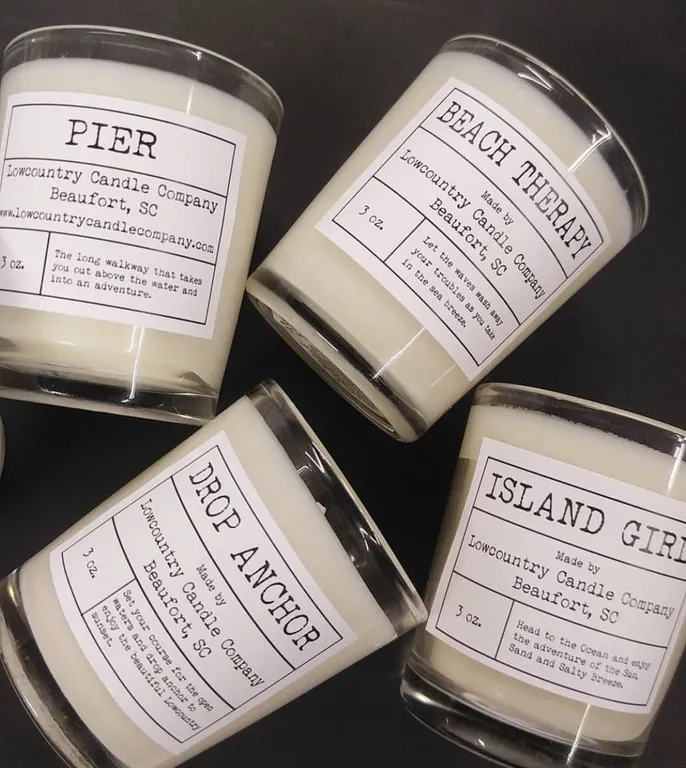 Печать наклеек для свечей