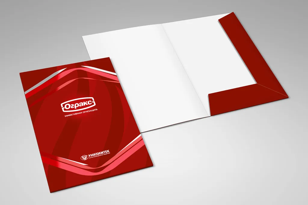 Печать папок с логотипом компании недорого в tprint | фото 2