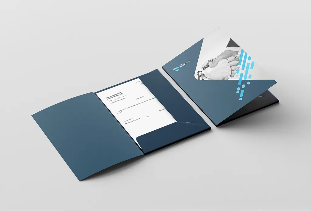 Печать папок с логотипом компании недорого в tprint | фото 3