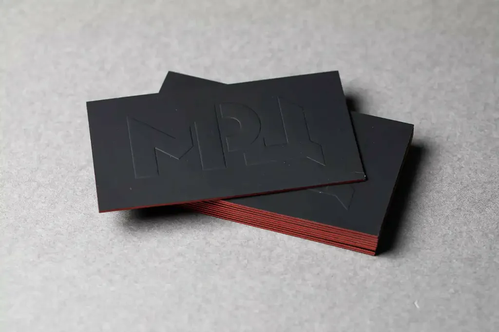 Печать визиток Soft Touch