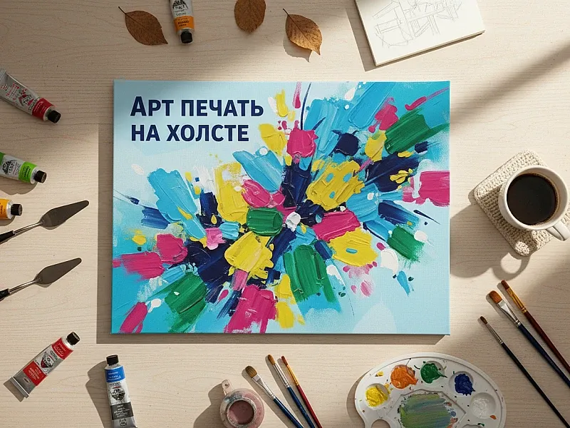 Арт печать на холсте недорого