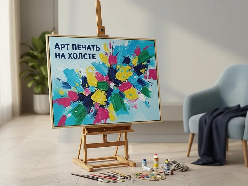 Арт печать на холсте дешево