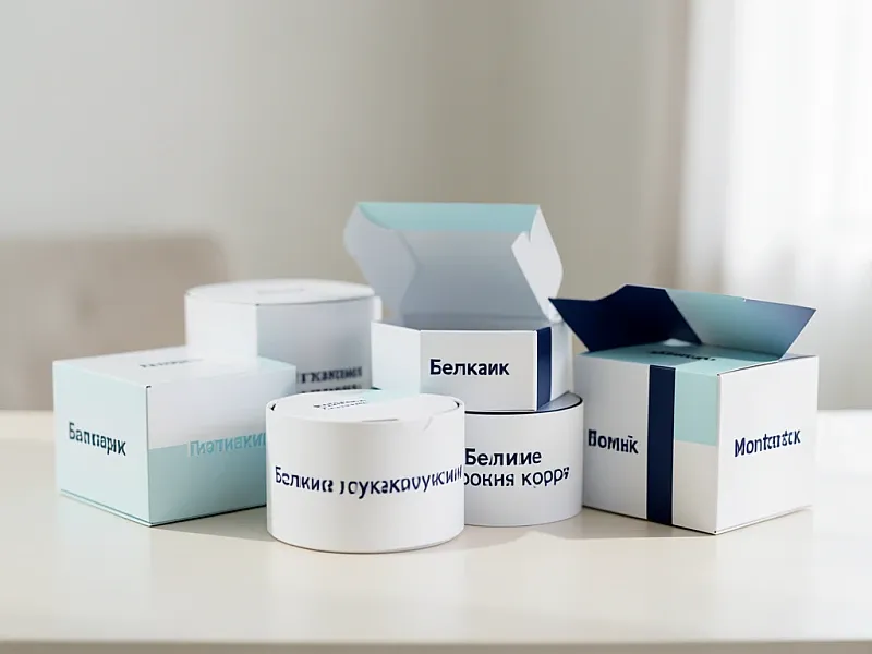 Белые упаковочные коробки дешево