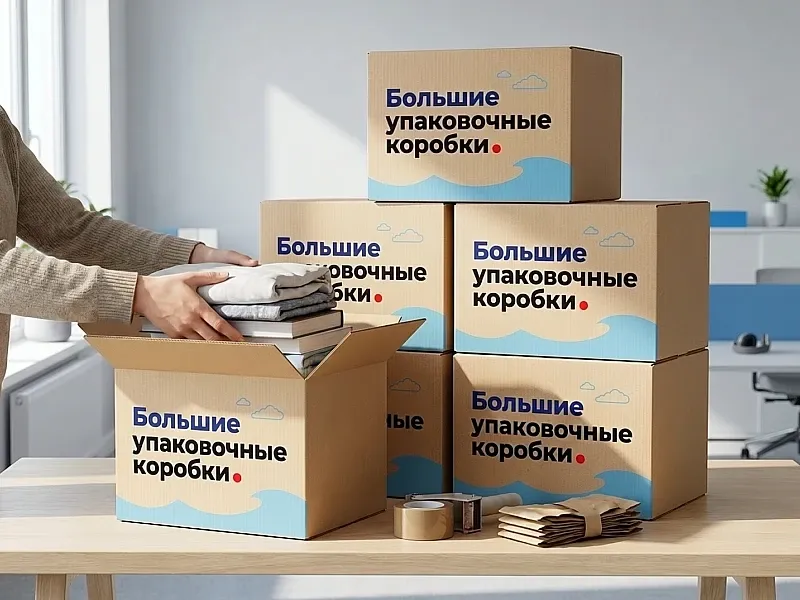 заказать Большие упаковочные коробки