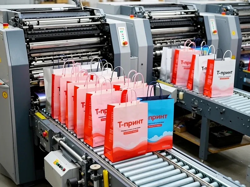заказать Бумажные пакеты с ламинацией