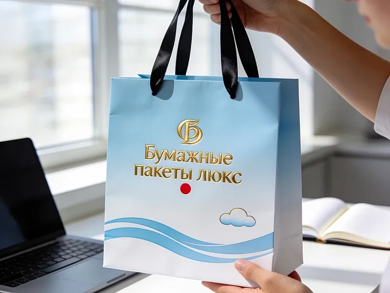 Бумажные пакеты люкс недорого