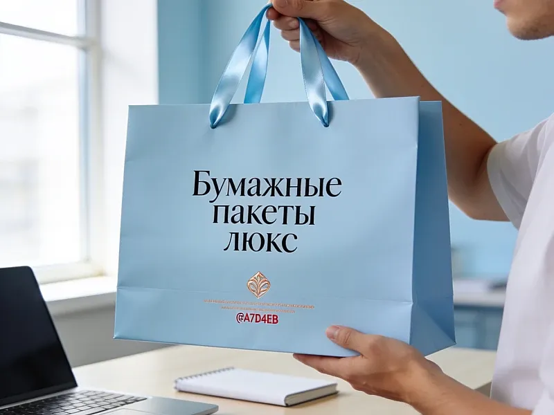 Бумажные пакеты люкс на заказ