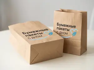 Бумажные пакеты с дном в Москве