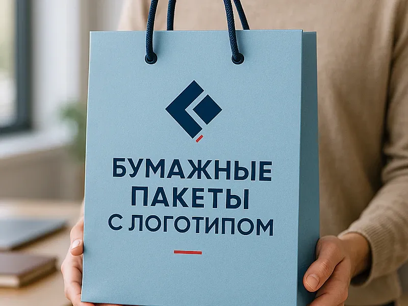 Бумажные пакеты с логотипом дешево