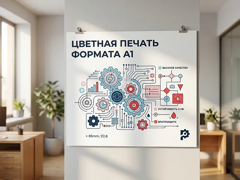 заказать Цветная печать формата А1