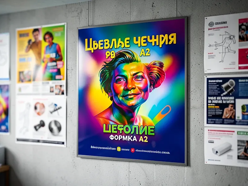 Цветная печать формата А2 недорого