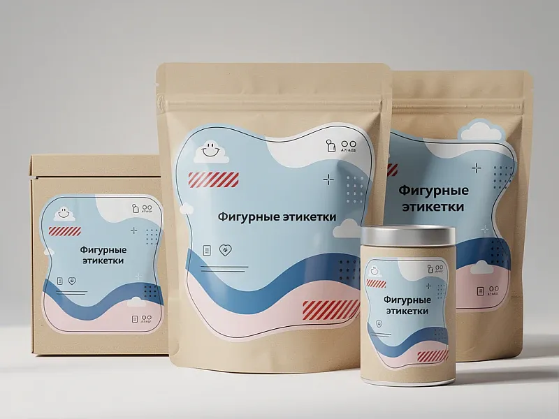 Фигурные этикетки недорого