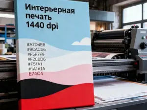 Интерьерная печать 1440 dpi в Москве