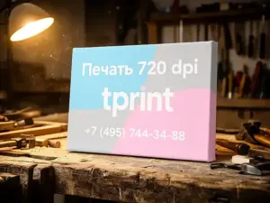 Интерьерная печать 720 dpi в Москве