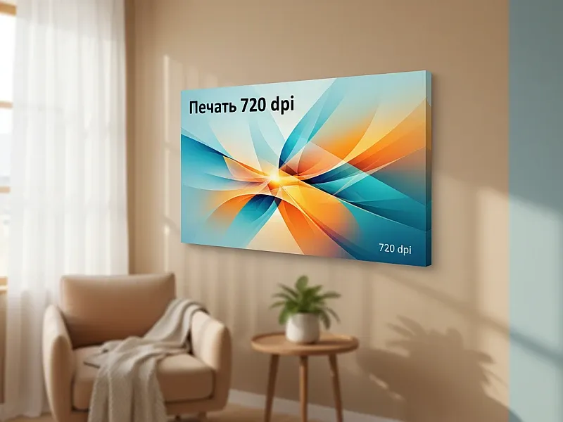Интерьерная печать 720 dpi недорого